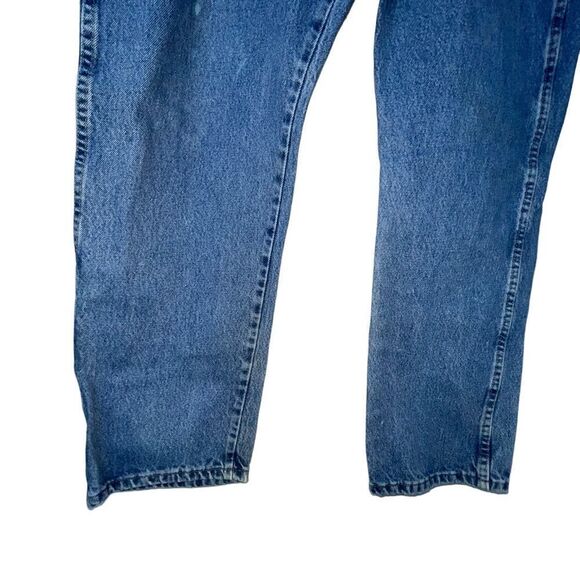 Wrangler light Blue Jeans Regular Fit size 38 x 30 pockets belt loop casual - Picture 7 of 13